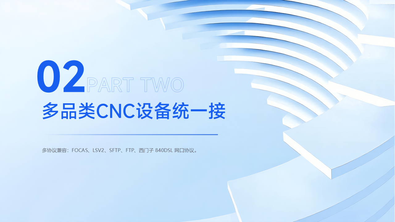 多品类CNC设备统一接